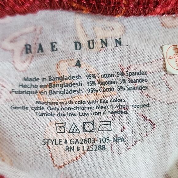 Rae Dunn Grateful 2-Piece Outfit, Size Girls 4, NWT - Picture 8 of 8